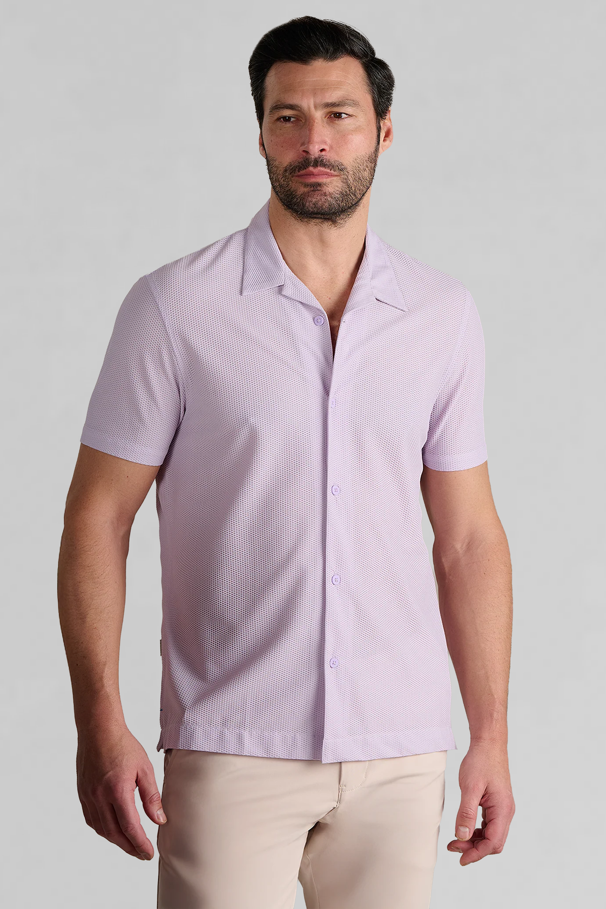 AIR Resort Shirt Solid // Lilac, view 1 of 6