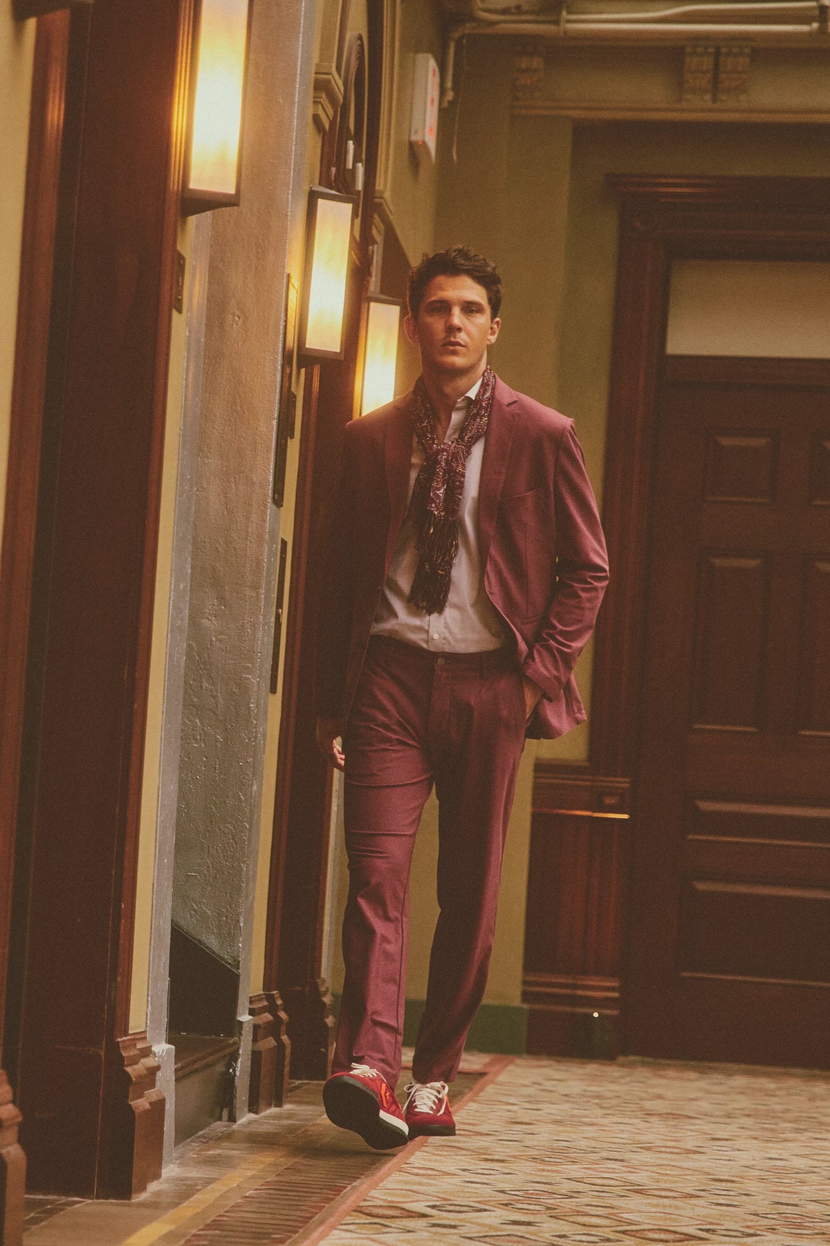 AIR Blazer // Burgundy, view 2 of 4