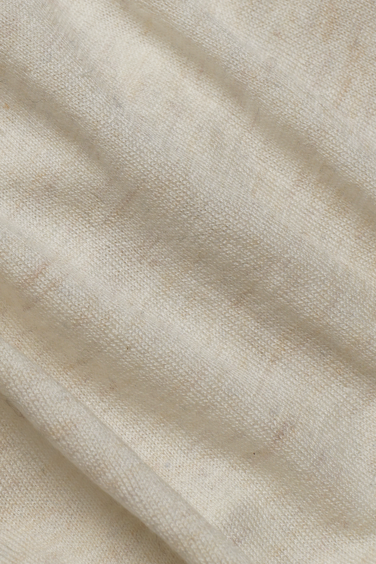 Lightweight Cashmere Button-Down | Heather Ivory