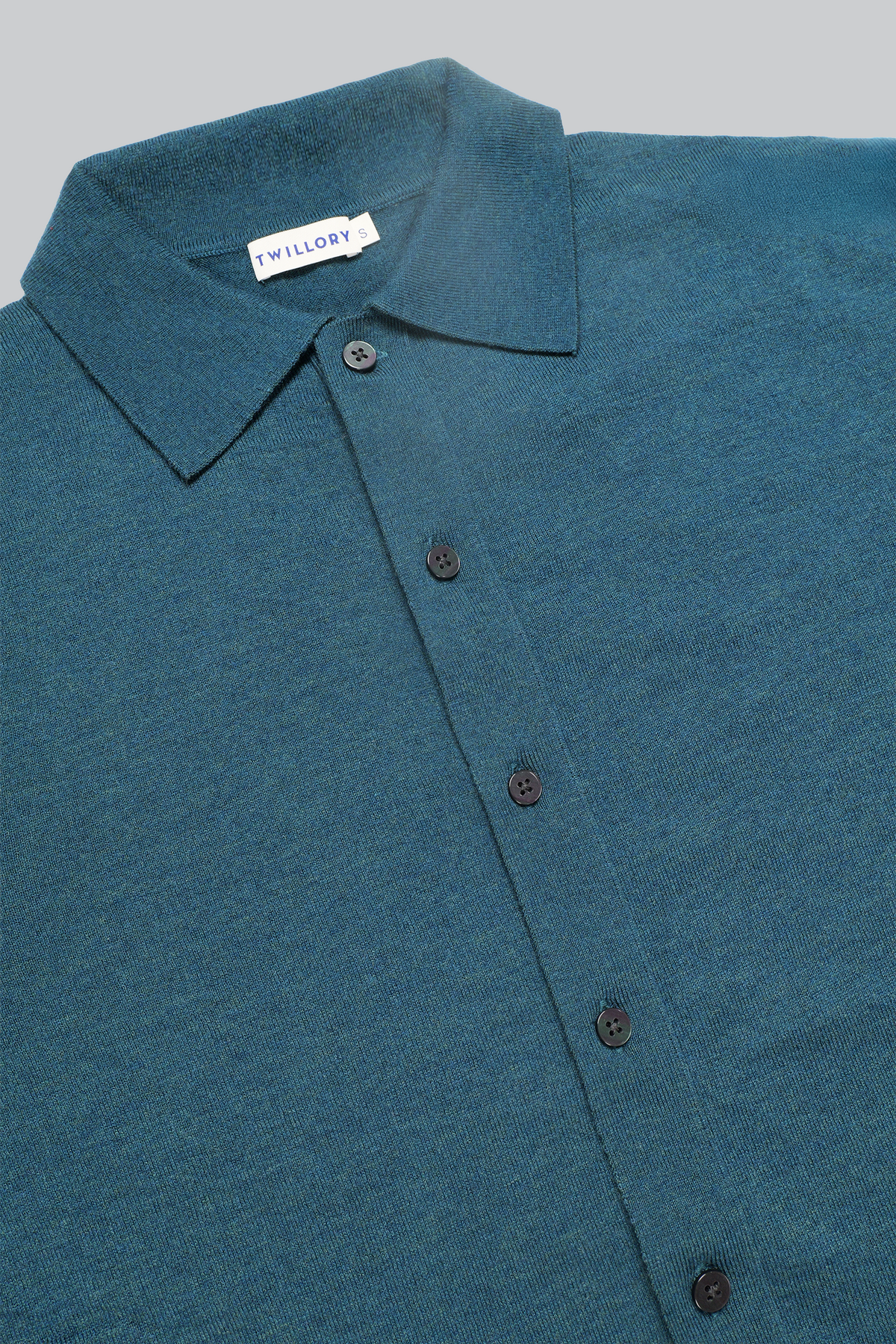 Lightweight Cashmere Button-Down | Emerald, view 5 of 7