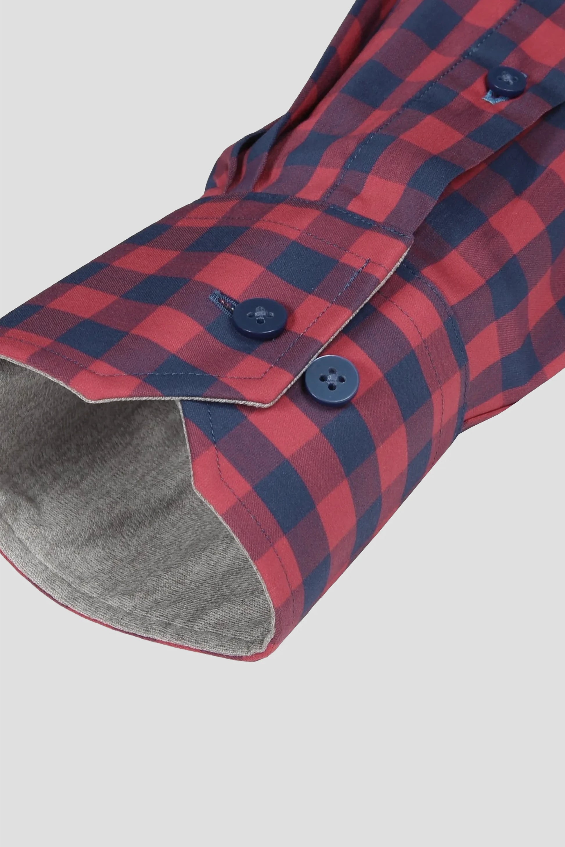 Leader Non-Iron Gingham // Red Blue