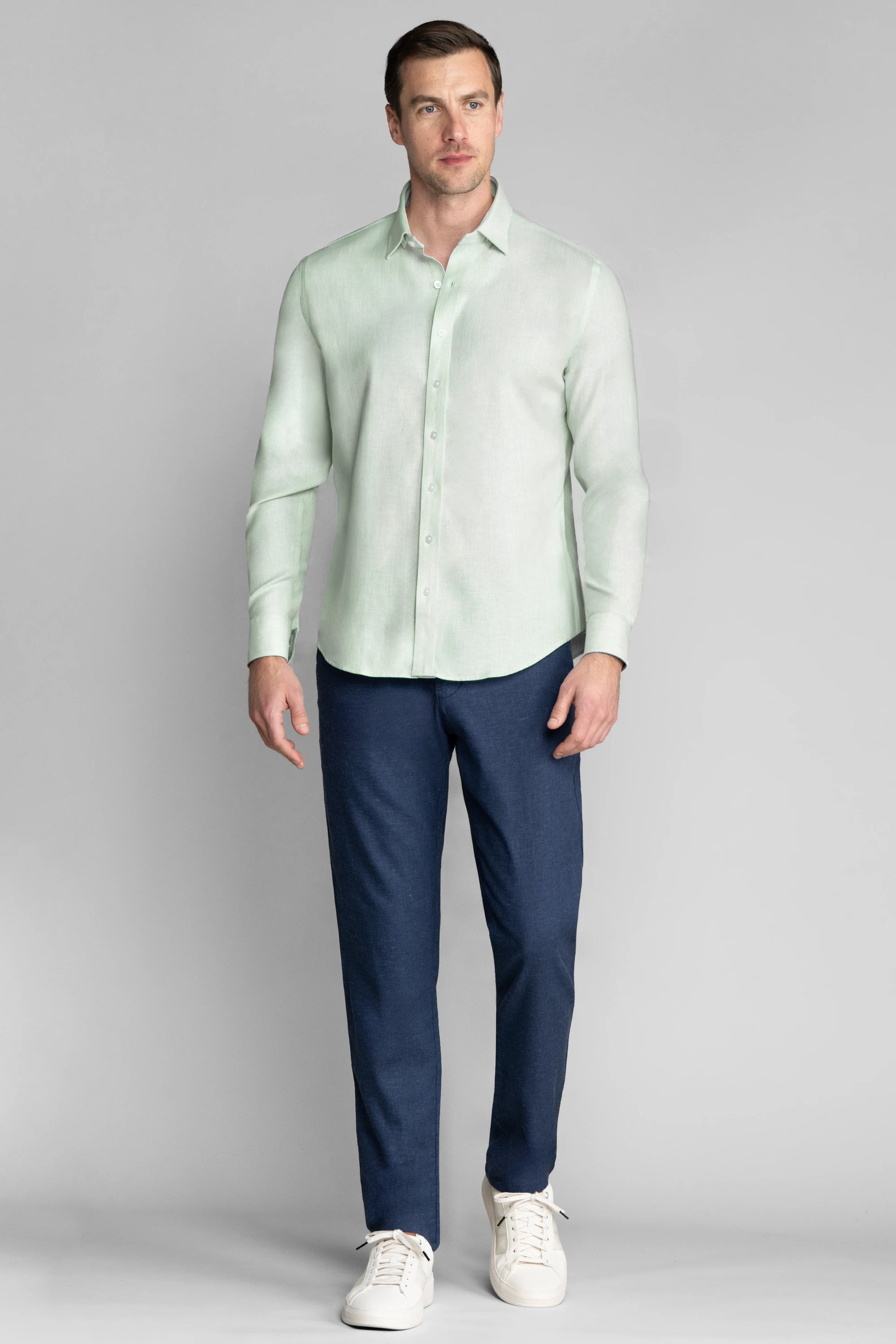 Performance Linen Shirt // Green