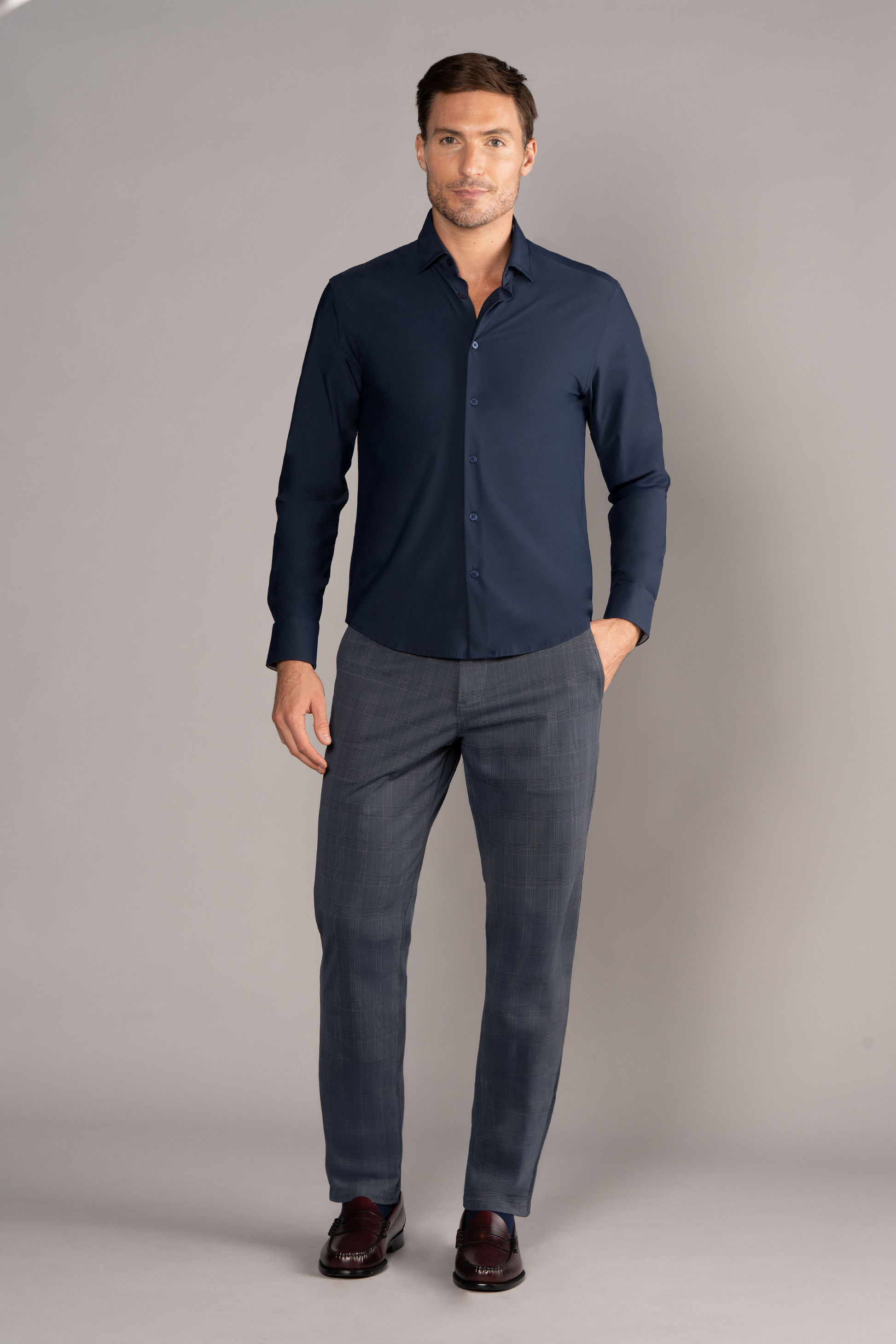 A man in The Event Shirt // Navy by Twillory.