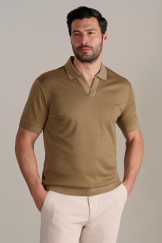 Knit Sweater Polo